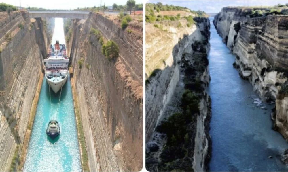 Ισθμός Κορίνθου: Έκλεισε λόγω κατολίσθησης